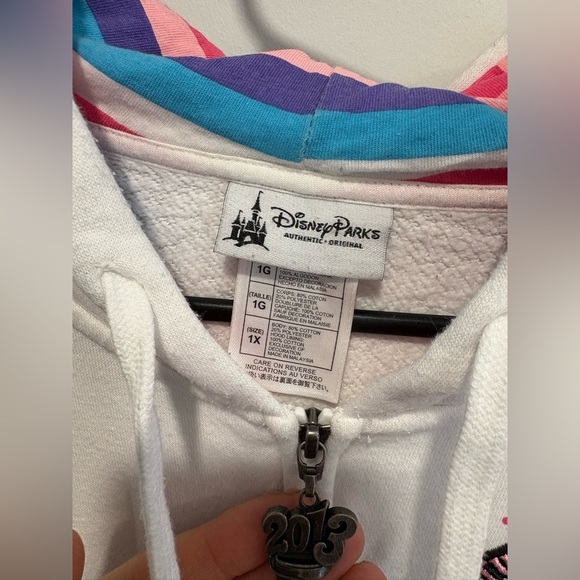 EUC- DISNEY PARKS 2013 Zip up Sweater - Picture 5 of 11
